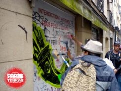 Collage à Paris en juillet 2014